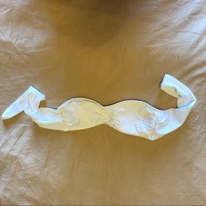 White Bandeau Swim Top